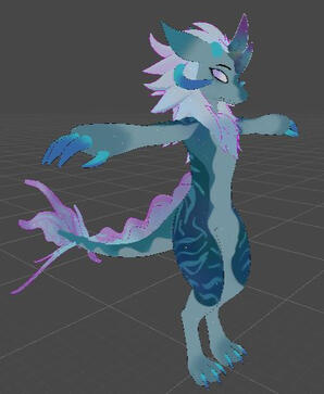 Retexture, public, custom tail/horns. Retexture, public, custom tail/horns.