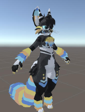 Retexture, custom pinata parts, custom tail ,edited wicker floof turned into hair